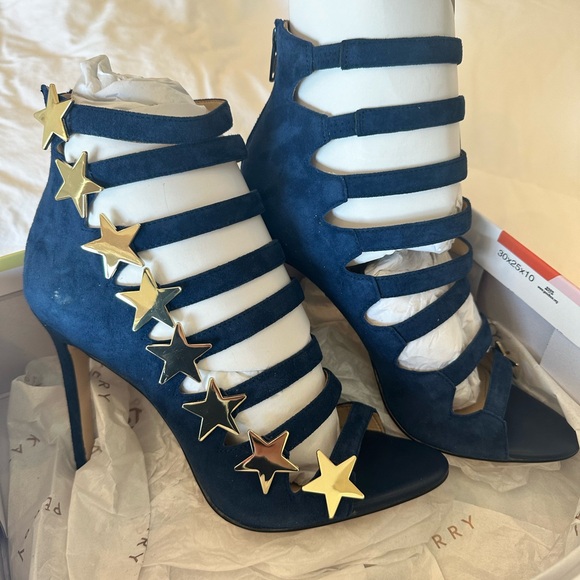 NEW Katy Perry Stella Suede Heels - Picture 4 of 5